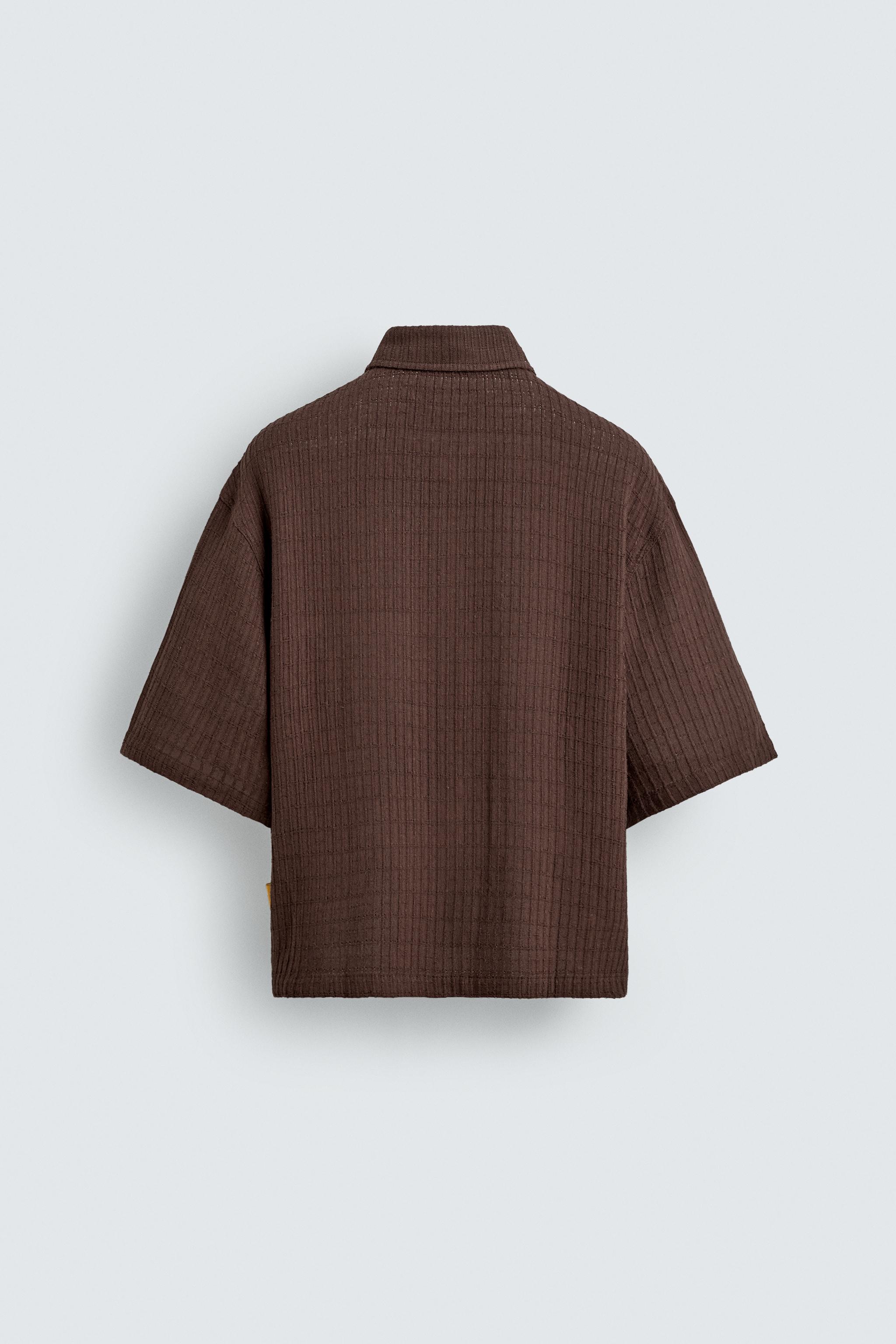 RELAXED FIT TEXTURED SHIRT